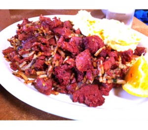 Corned Beef Hash and Eggs from Gravy Restaurant in Portland, OR