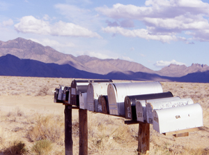 Mailboxes in Rural